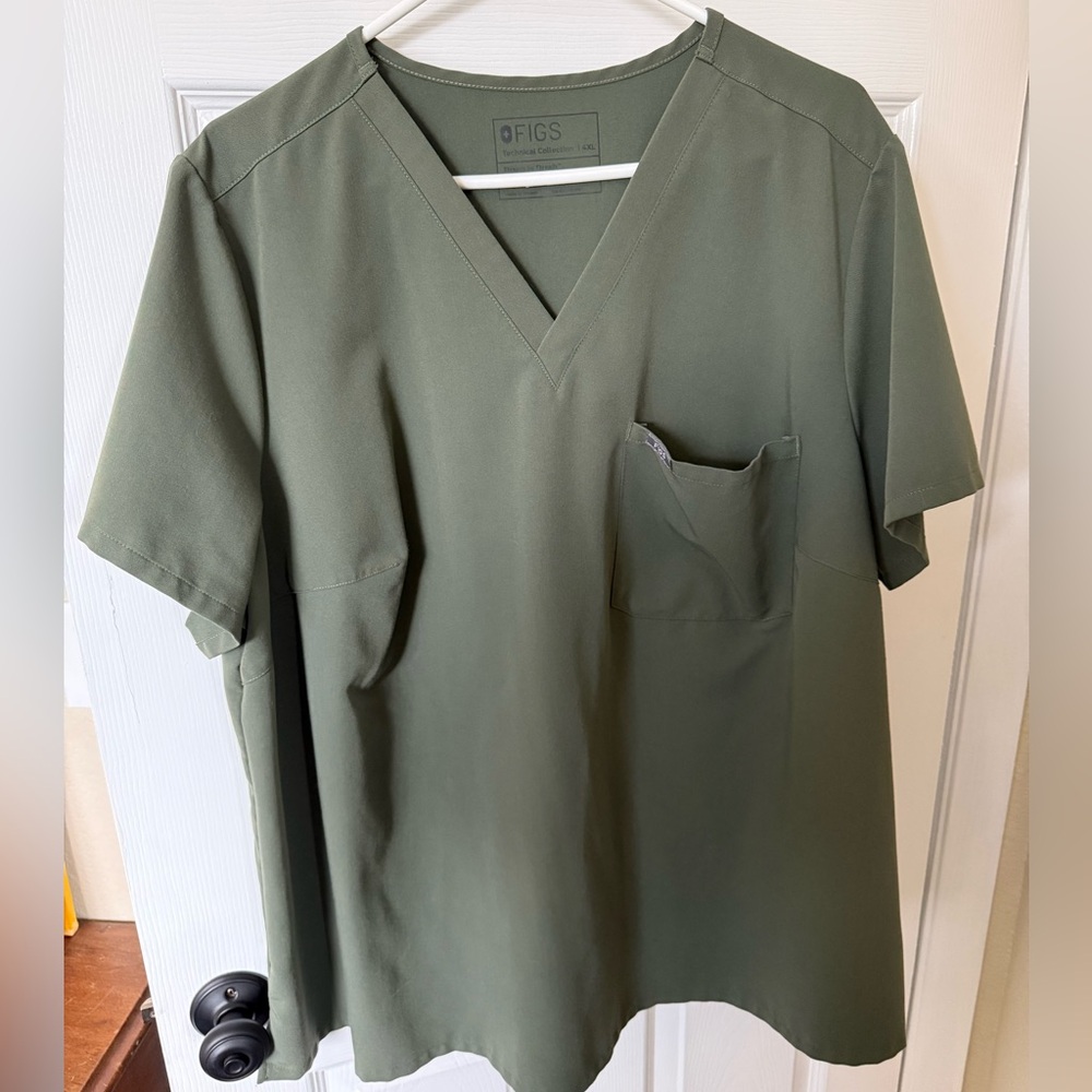 Figs Moss Scrub Set 4XL Tall
